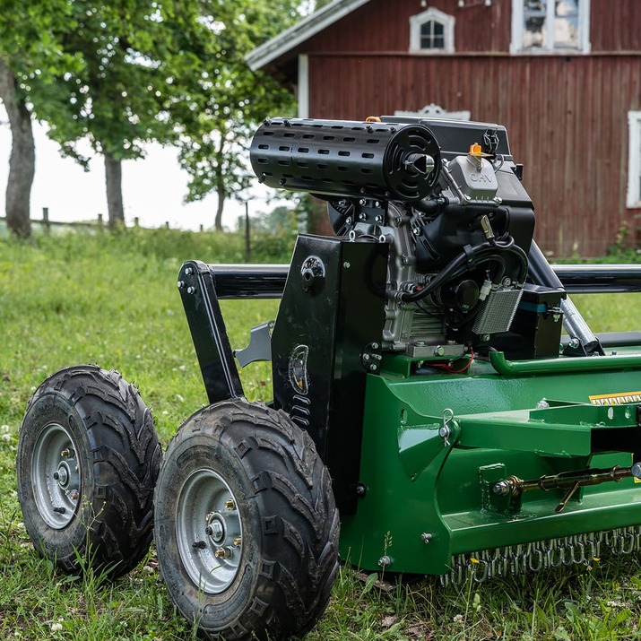 ATV flail mower XL with flap, 1,5 m, 25 hp