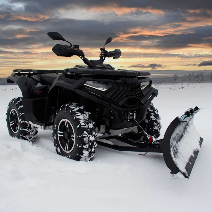 Snow blade ATV