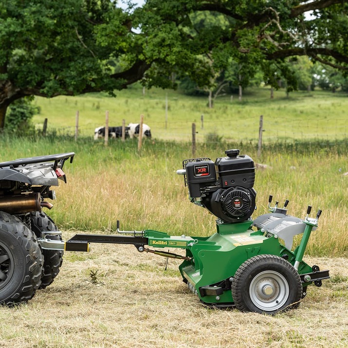 ATV flail mower with flap, 1,5 m Briggs and Statton 13,5 hp