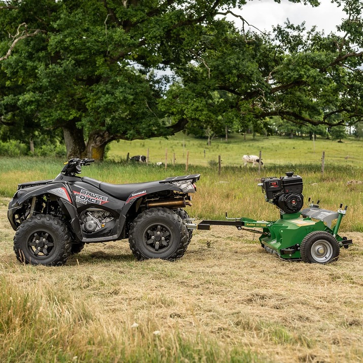 ATV flail mower with flap, 1,5 m Briggs and Statton 13,5 hp