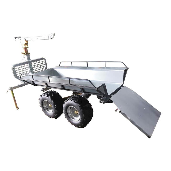 Extended tailgate for TV07PRO forestry trailer