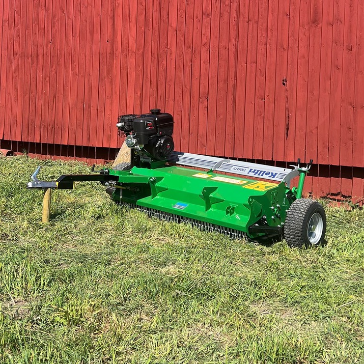 ATV flail mower with flap, 1,5 m Briggs and Statton 13,5 hp