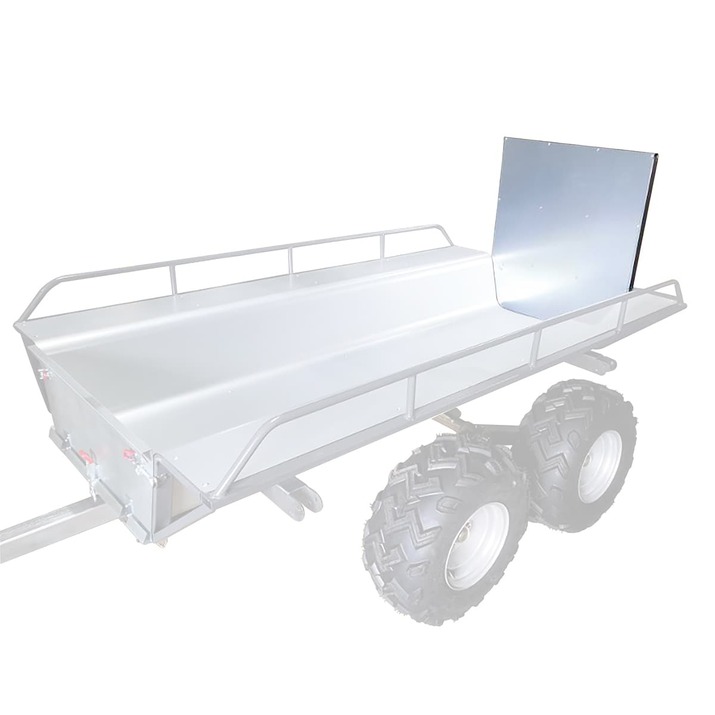 Extended tailgate for TV07PRO forestry trailer