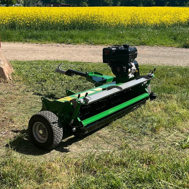 ATV flail mower with flap, 1,5 m Briggs and Statton 13,5 hp