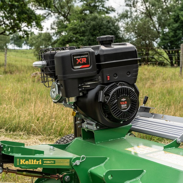 ATV flail mower with flap, 1,5 m Briggs and Statton 13,5 hp